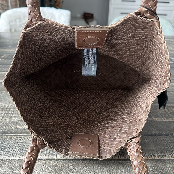 NWT - Massimo Dutti Braided Nappa Leather Tote Bag - Picture 8 of 11